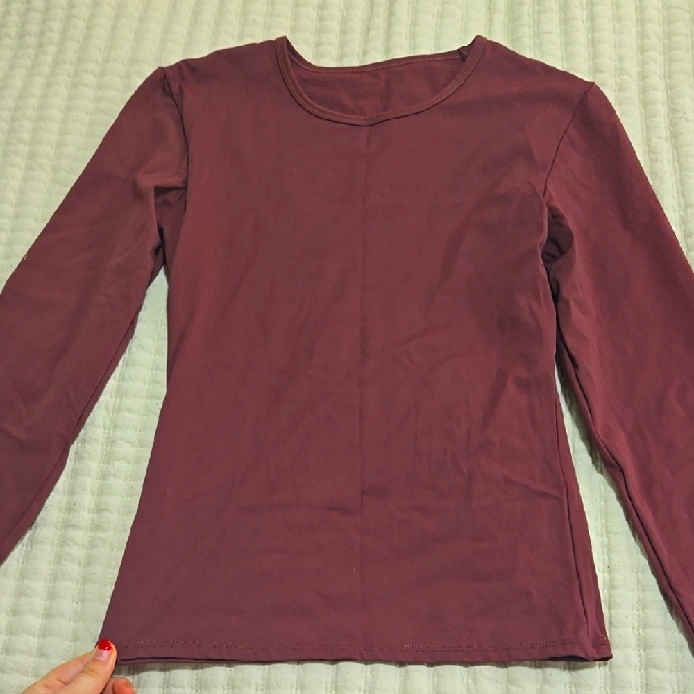 Women's Long Sleeve Top - Purple